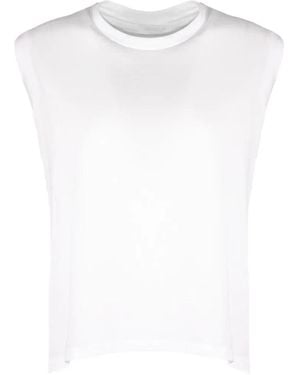 Dondup Open-Back Crew-Neck T-Shirt - White