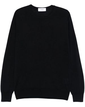 Lardini Fine-Knit Jumper - Black