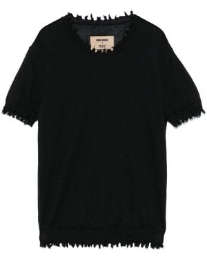 Uma Wang Fine-Knit T-Shirt - Black