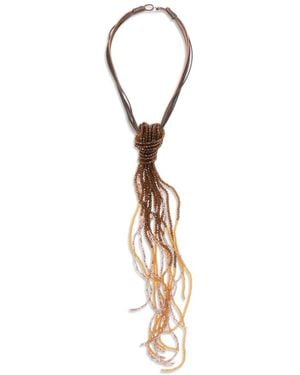 Antonelli Tessa Beaded Necklace - Metallic