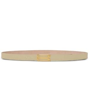 Victoria Beckham Buckle Belt - White
