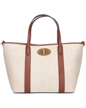 Mulberry Bolso Shopper Bayswater Mini - Blanco