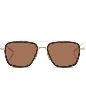 Dita Eyewear Square-Frame Sunglasses - Brown