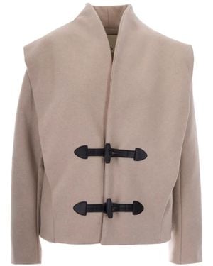 Isabel Marant Toggle-Fastening Jacket - Multicolour