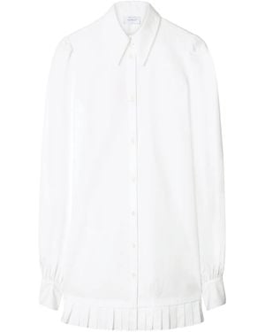 Off-White c/o Virgil Abloh Shirt Collar Mini Dress - White