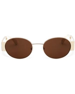 MAX&Co. Oval-Frame Sunglasses - Brown