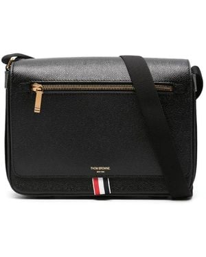 Thom Browne Borsa da lavoro uomo pelle - Nero