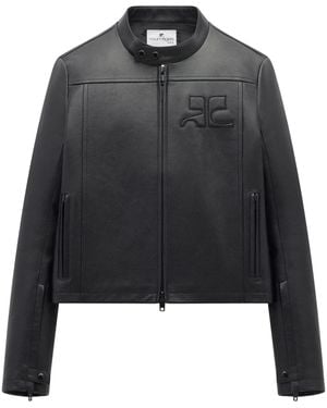 Courreges Iconic Biker Jacket - Black