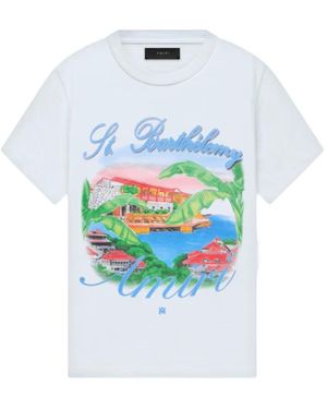Amiri Eden Rock Graphic-Print T-Shirt - White