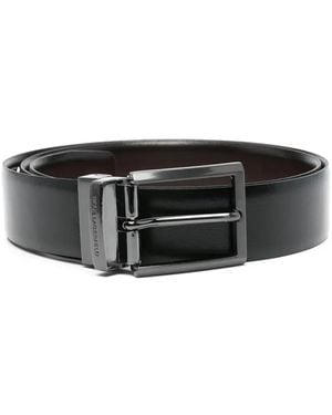 Karl Lagerfeld レザーベルト - ブラック