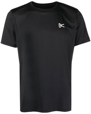 District Vision Logo-Print T-Shirt - Black