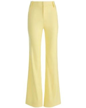 Alice + Olivia Lula Welt-Pockets Pants - Yellow