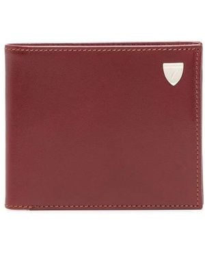 Aspinal of London Portafoglio Con Placca Logo - Rosso