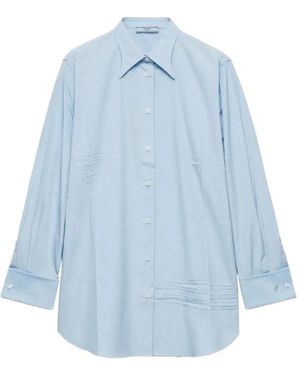 Prada Popeline-Hemd - Blau
