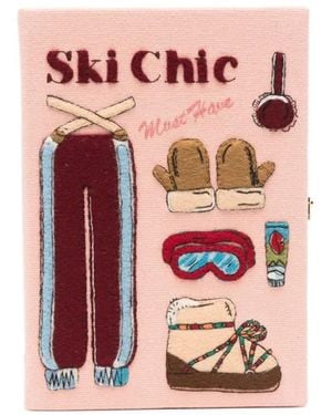 Olympia Le-Tan Ski Chic Clutch - Wit