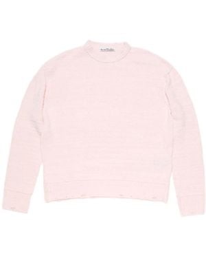 Acne Studios Crew-Neck Sweater - Pink