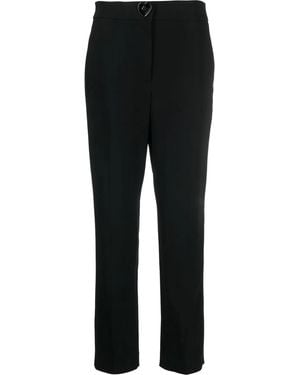 Moschino Heart Button Detail Pants - Black