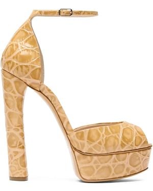 Casadei Sandalen mit Plateau - Mettallic