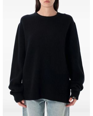 Extreme Cashmere Ribbed-Knit Jumper - Black