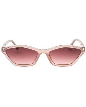 MARCIANO BY GUESS Crystal-Embellished Cat-Eye Sunglasses - Pink