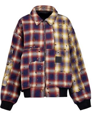 Givenchy Patchwork Checked Jacket - Red