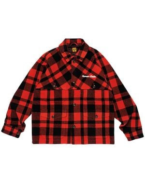Human Made Checked shirt jacket - Rot
