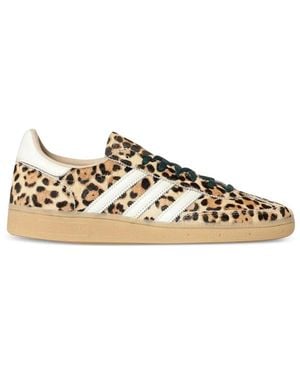adidas Handball Spezial Leopard-Print Sneakers - Natural