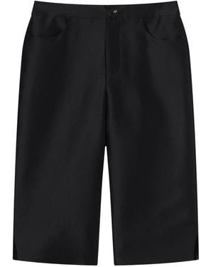 ShuShu/Tong Side-Split Shorts - Black