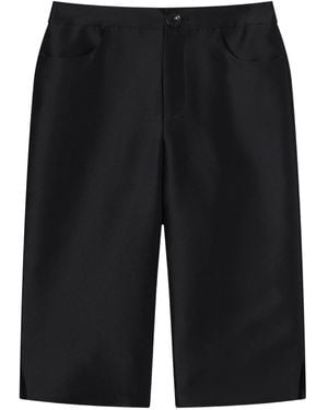 ShuShu/Tong Side-Split Shorts - Black