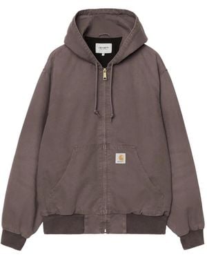 Carhartt Og Active Hooded Zip Jacket - Brown