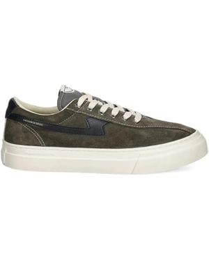Stepney Workers Club Dellow Leather Trainers - Black