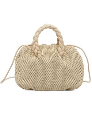 Hereu Medium Bombom Braided Tote Bag - Natural