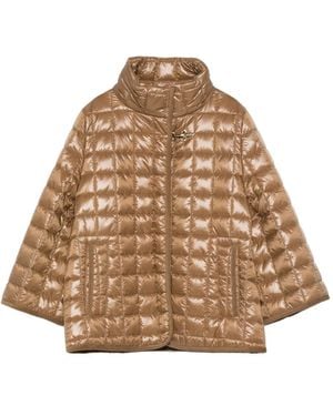 Fay Quilted Padded Jacket - Natural