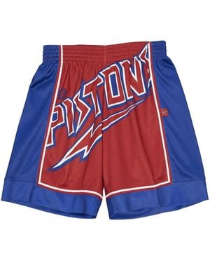 Mitchell & Ness "Nba Detroit Pistons" Blown Out Shorts - Red