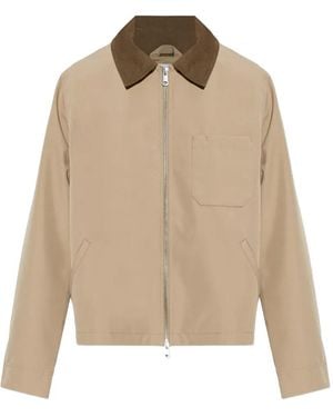 Samsøe & Samsøe Sarobinson Corduroy-Collar Jacket - Natural