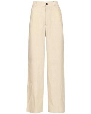 Barena Ida Herringbone Trousers - White