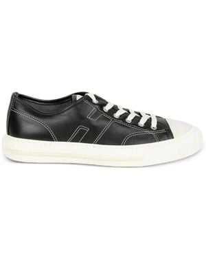 Hogan Rebel Sneakers mit Kontrastnähten - Weiß