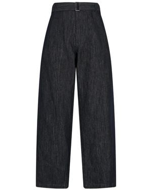 CROQUIS Pantalon Ample À Taille Ceinturée - Black