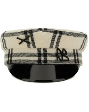 Ruslan Baginskiy チェック ハット - グレー