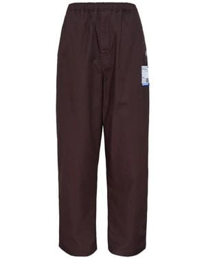Maison Mihara Yasuhiro Drawstring Trousers - Purple