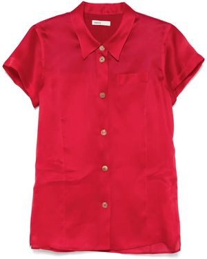 KHAITE Keefe Bluse - Rot