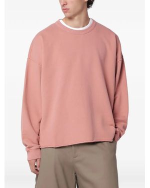 YMC Studio Raw-Edge Sweater - Pink