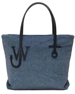 JW Anderson Borsa Tote Anchor Piccola - Blu