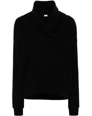 Saint Laurent Cotton Sweatshirt - Black