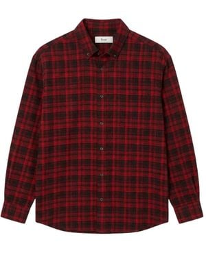 DUNST Chemise À Carreaux - Rouge