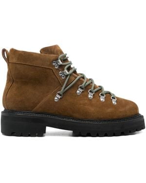 G.H. Bass & Co. Bottines À Doublure Texturée - Marron