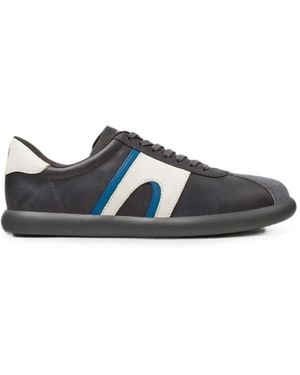Camper Baskets Pelotas Soller À Empiècements En Cuir - Bleu