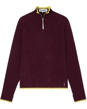 Sunnei Schmaler Strick mit Reißverschluss - Lila