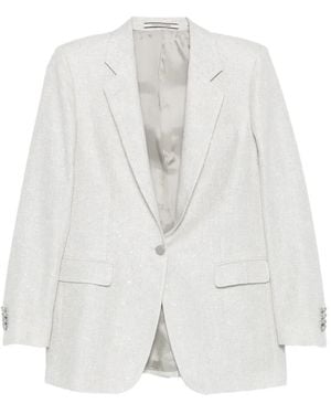 Tagliatore Adrianne Button Jacket - White