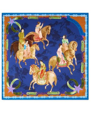 Shanghai Tang Foulard Tang - Blu